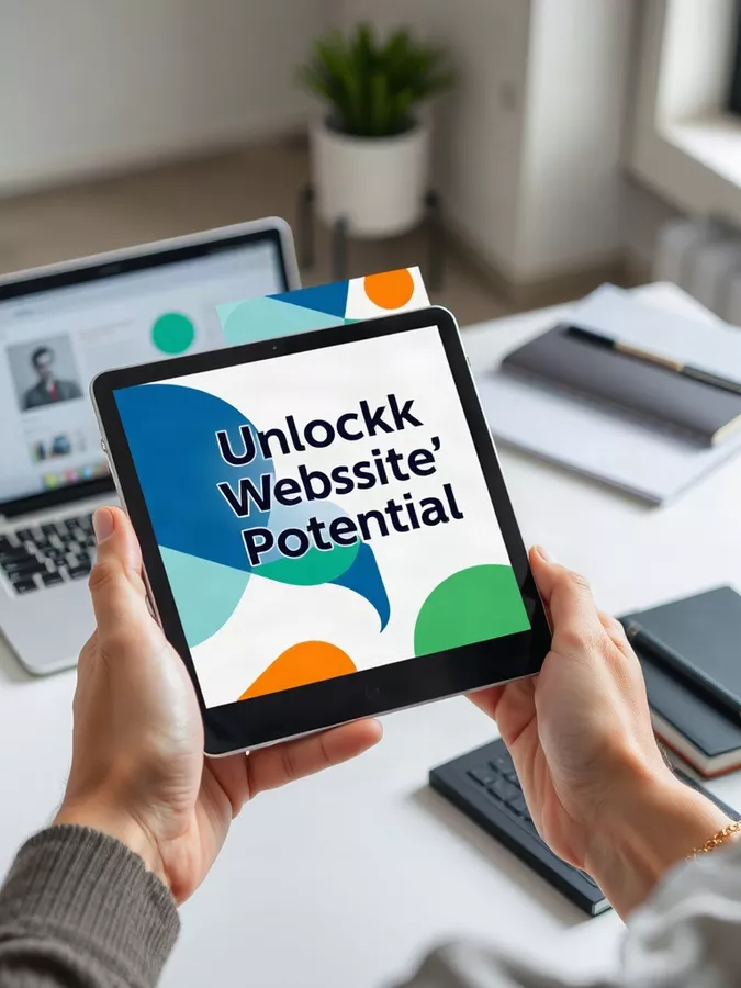 Abstract cover for Avery Sinclair's guide to building a successful website